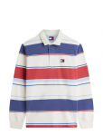 Tommy Jeans - Tjm Rlx Stripe Rugby Ext - Pikkade varrukatega - M