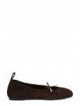 ALOHAS - Rosalind Recycled Brown Leather Ballet Flats - Baleriinad - 39