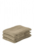 Zone Denmark - Karklud 3 Stk. Khaki - N&otilde;udepesulapid - 27X27X0.3CM x 27