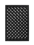 House Doctor - Door Mat, Hdbraid, Black - Uksematid - 60X40X1.7CM