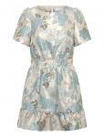 Vila - Viothea O-Neck L/S Short Dress/Dc/Ln - L&uuml;hikesed kleidid - 34