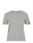 ROUGE EDIT - Roupima Ss Emb. O-Neck Tee - L&uuml;hikeste varrukatega - M