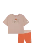 Nike - Nike Tee & Crossover Bike Short - Komplektid l&uuml;hikeste varrukatega T-s&auml;rgiga - 98/104