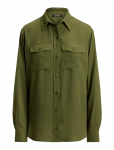 Lauren Ralph Lauren - Relaxed Fit Georgette Shirt - Pikkade varrukatega - XS