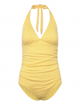 Bubbleroom - Ruched Broderie Anglaise Swimsuit - Ujumisriided - L