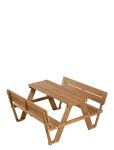 ROBA - Outdoor+ 'Picknick For 4' Children's Backrested Picnic Bench And Table - Outdoor Furniture - 107X89X50.5CM