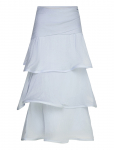 Bubbleroom - Flounce Sheer Ankle Skirt - Maksiseelikud - 42