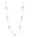 Bud To Rose - Clover Multi Necklace Pink/Gold - Kett-kaelakeed - ONE SIZE
