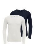 Kids Only - Koglucky L/S O Neck Top Jrs 2-Pack - Pikkade varrukatega T-s&auml;rgid - 146-152