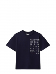 Calvin Klein - Square Logo T-Shirt - L&uuml;hikeste varrukatega - 152