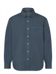 American Eagle - Postal Navy Oversized Csc Garment Dye Poplin Shirt - Vabaaja s&auml;rgid - XXL