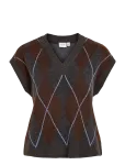 Vila - Viargyle S/L Knit Vest - Kootud vestid - M