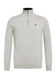Superdry - Prep Essential Cotton Half Zip - Poolpika lukuga džemprid - XXXL