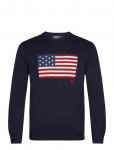 Polo Ralph Lauren - The Iconic Flag Sweater - &Uuml;mara kaelusega - XXL