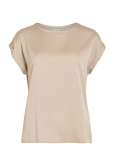 Vila - Viellette S/S Satin Top - Noos - L&uuml;hikeste varrukatega - 40