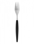 Gense - Bordgaffel Focus De Luxe 20 Cm Sort/Mat St&aring;l - Kahvlid - L20CM