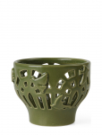 K&auml;hler - Orangery Fyrfadsstage &Oslash;9.5 Cm Green Garden - Teek&uuml;&uuml;nlajalad - ONE SIZE