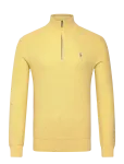 Polo Ralph Lauren - Mesh-Knit Cotton Quarter-Zip Sweater - Poolpika lukuga džemprid - S