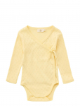 Copenhagen Colors - Pointelle Heart Crossover Body Ls - H&otilde;lmikbodid - 62