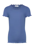 Rosemunde Kids - Rkbalta Modal Ss Lace T-Shirt - L&uuml;hikeste varrukatega - 164
