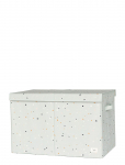 3 Sprouts - 3 Sprouts Folding Toy Chest, Terrazzo/Green - Hoiukarbid - 39X 63X 38CM