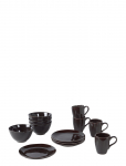 Broste Copenhagen - Nordic Coal Set For Four - Lauan&otilde;ude komplektid - ONE SIZE
