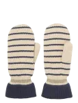 Becks&ouml;ndergaard - Thin Striped Emerald Mittens - Labakindad - L/XL