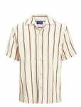 Jack & Jones - Jjecoba Stripe Resort Shirt Ss Sn - L&uuml;hikeste varrukatega s&auml;rgid - XXL