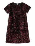 Creamie - Dress Velour Sequins - L&uuml;hikeste varrukatega vabaajakleidid - 104