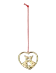 Rosendahl - Kissing Elves H6.5 Gold Plated - J&otilde;ulukuulid ja kuuseehted - 6.5 CM