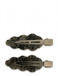 SUI AVA - Wavy Oak Clip // 2 Pcs - Juukseklambrid - ONE SIZE