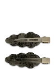 SUI AVA - Wavy Oak Clip // 2 Pcs - Juukseklambrid - ONE SIZE