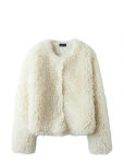 LMTD - Nlfberry Ls Short Jacket - Kunstkarusnahk - 134-140