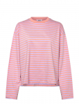 Monki - Long-Sleeved Cotton T-Shirt - Pikkade varrukatega - XS