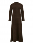 Vila - Vicleo Highneck L/S Ankle Knit Dress - Maksikleidid - XXL