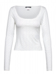 Gina Tricot - Soft Long Sleeve Lace Top - Pikkade varrukatega - M