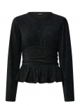 Gina Tricot - Velvet Peplum Top - Pikkade varrukatega - L