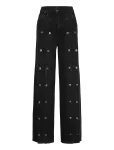 ROTATE - Button Detail Wide Jeans - Laiad - 27