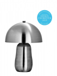 House Doctor - Bordlampe, Hdroomie, B&oslash;rstet S&oslash;lvfinish - Laualambid - ONE SIZE