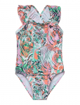Color Kids - Swimsuit W. Frills, Aop - Ujumisriided - 128