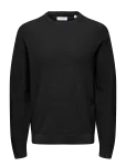 ONLY & SONS - Onstony Rlx 12 Ls Waffle Crew Knit Noos - &Uuml;mara kaelusega - M
