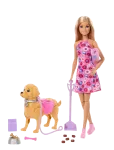 Barbie - &ldquo;Malibu&rdquo; Walk & Potty Pup Toy Set - Nukud - ONE SIZE