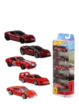 Hot Wheels - Ferrari 5-Pack, Set Of 5 Die-Cast Toy Ferrari Automobiles In 1:64 Scale - Muud m&auml;nguautod - ONE SIZE