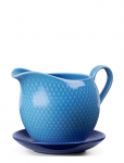 Lyngby Porcel&aelig;n - Rhombe Color Saucekande 67 Cl Bl&aring; - Kastmekannud - 67 CL