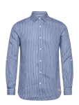 Scotch & Soda - Linen Striped Regularfit Shirt - Vabaaja s&auml;rgid - M