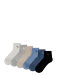 Abercrombie Kids - 6Q-6Pk Quarter Sock - Libisemisvastased sokid - 37.5-40