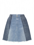 Closed - Women Denim Patchwork Skirt Mid Blue - L&uuml;hikesed seelikud - 26
