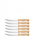 Dorre - Bbq Knives 6 Pcs In Wooden Box Stainless Steel Acacia Handle 22.5*2 Cm - Noakomplektid - 2X 22.5X 0.2
