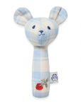 Garbo&Friends - Plaid Sky Blue Rattle Bear - K&otilde;ristid - 50X60