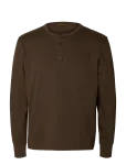 Selected - Slmdomestic Ronan Ls Henley - Pikkade varrukatega - S